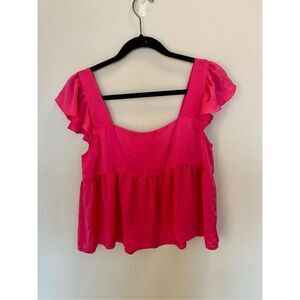 Sadie & Sage Pink Crop Top